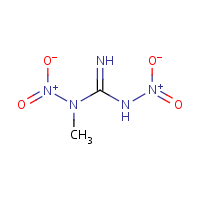 N-Methyl-N,N'-dinitroguanidine formula graphical representation