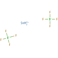 Stannous fluoborate formula graphical representation