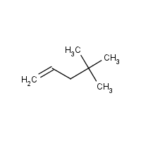 1-Pentene, 4,4-dimethyl- formula graphical representation