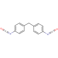 Methylenediphenyl diisocyanate formula graphical representation