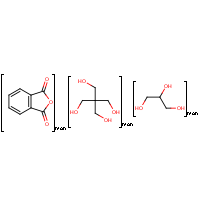 1,3-Isobenzofurandione, polymer with 2,2-bis(hydroxymethyl)-1,3-propanediol and 1,2,3-propanetriol formula graphical representation