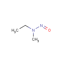 N-Nitrosomethylethylamine formula graphical representation