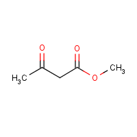 Methyl acetoacetate formula graphical representation