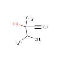 1-Pentyn-3-ol, 3,4-dimethyl- formula graphical representation
