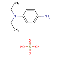 p-Amino-N,N-diethylaniline sulfate formula graphical representation