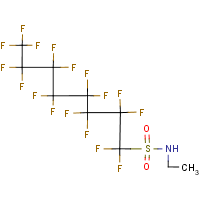 Sulfluramid formula graphical representation