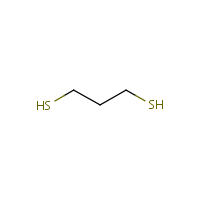 1,3-Propanedithiol formula graphical representation