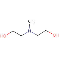 N-Methyldiethanolamine formula graphical representation