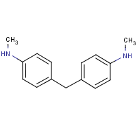 4,4'-Methylenebis(N-methylaniline) formula graphical representation