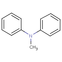 N-Methyldiphenylamine formula graphical representation