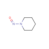 N-Nitrosopiperidine formula graphical representation
