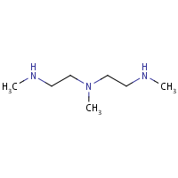 1,4,7-Trimethyldiethylenetriamine formula graphical representation