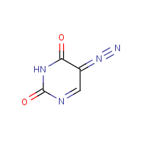 5-Diazouracil formula graphical representation