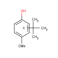 Butylated hydroxyanisole formula graphical representation