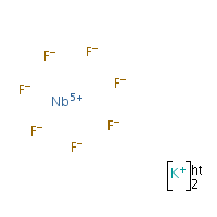 Dipotassium heptafluoroniobate formula graphical representation