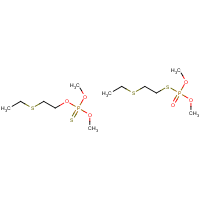Methyl demeton formula graphical representation
