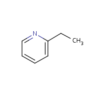 2-Ethylpyridine formula graphical representation