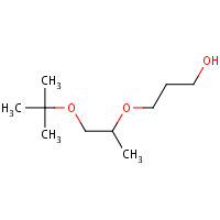 Dipropylene glycol mono-tert-butyl ether formula graphical representation