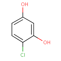 4-Chlororesorcinol formula graphical representation