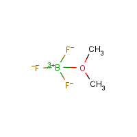 Boron trifluoride dimethyl etherate formula graphical representation