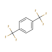 1,4-Bis(trifluoromethyl)benzene formula graphical representation