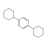1,4-Dicyclohexylbenzene formula graphical representation