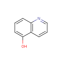 5-Hydroxyquinoline formula graphical representation