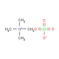 Tetramethylammonium perchlorate formula graphical representation