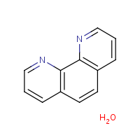 o-Phenanthroline monohydrate formula graphical representation