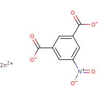 Zinc 5-nitroisophthalate formula graphical representation