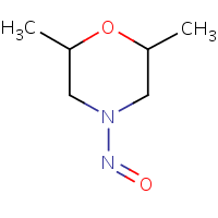 N-Nitroso-2,6-dimethylmorpholine formula graphical representation