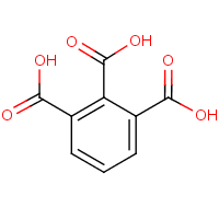 Benzene 1,2,3-tricarboxylic acid formula graphical representation