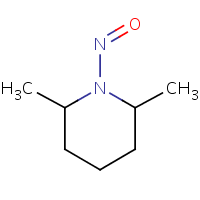 N-Nitroso-2,6-dimethylpiperidine formula graphical representation