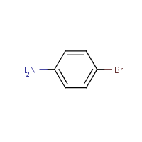 4-Bromoaniline formula graphical representation