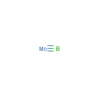 Molybdenum boride formula graphical representation
