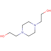 1,4-Piperazinediethanol formula graphical representation