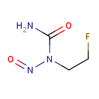 N-(2-Fluoroethyl)-N-nitrosourea formula graphical representation