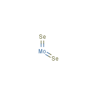 Molybdenum diselenide formula graphical representation