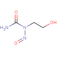 1-(2-Hydroxyethyl)-1-nitrosourea formula graphical representation
