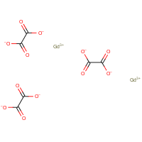 Gadolinium oxalate formula graphical representation