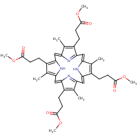 Coproporphyrin I tetramethyl ester formula graphical representation