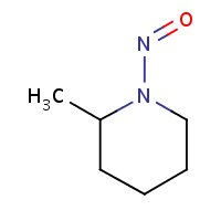 N-Nitroso-2-methylpiperidine formula graphical representation