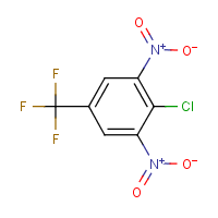 4-Chloro-3,5-dinitrobenzotrifluoride formula graphical representation