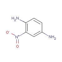2-Nitro-4-phenylenediamine formula graphical representation