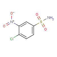 4-Chloro-3-nitrobenzenesulfonamide formula graphical representation