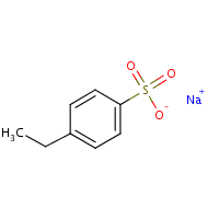 Sodium 4-ethylbenzenesulfonate formula graphical representation
