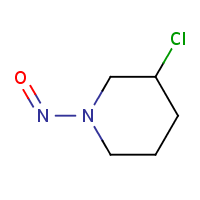 N-Nitroso-3-chloropiperidine formula graphical representation