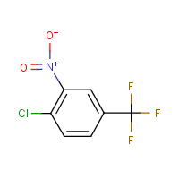 4-Chloro-3-nitrobenzotrifluoride formula graphical representation