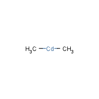 Dimethylcadmium formula graphical representation