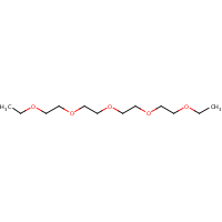Tetraethylene glycol diethyl ether formula graphical representation